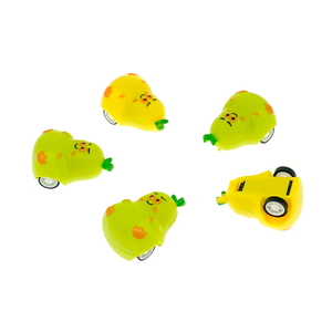 Juguete de Coche de Fricción con Forma de Pera de <span class=keywords><strong>Dibujos</strong></span> <span class=keywords><strong>Animados</strong></span> para Niños, Vehículo de Juguete Novedoso con Diseño de Frutas, Serie Familiar de Frutas, Paquete a Granel al por Mayor - Product Image 5