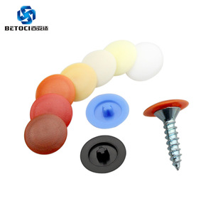 BETOCI Plastic Screw Hole Plug Button Cover Multiple Colors Durable Furniture Concealer - Product Image 1