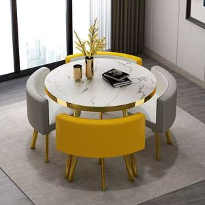 Mesa y Silla Combinadas para Recepción, Negociación, Área de Descanso de Oficina, Comedor y Cocina - Product Image 4