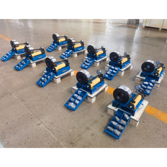 Screen Operation Flexible Shaft Crimping Machine Sanitary Pipe Pressing Machine Double Head Water Pipe Locking Machine