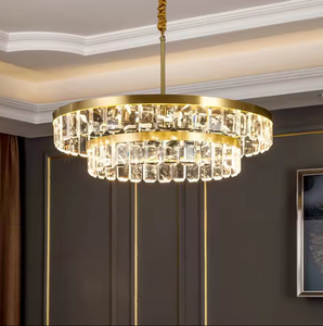 Zeal Lighting Dormitorio Luces colgantes Accesorios de iluminación Led Techo Cristal Candelabros de lujo modernos - Product Image 4