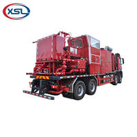 Camion-pompe jumelé pour acidification de puits, fracturation, lavage de puits, débouchage et services de champ pétrolier de haute performance