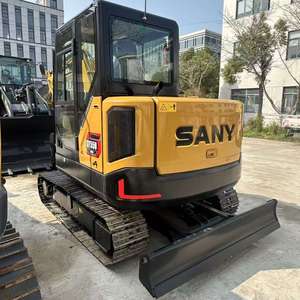 Mini-excavatrice sur chenilles SANY SY55U d'occasion, 5,5 tonnes, 5780 kg, godet de 0,23 m³, moteur Kubota V2607, 36 kW, zéro queue, à vendre - Product Image 6