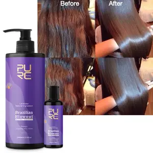 PURC Brazilian Blowout Pure Keratin Tratamiento para el cabello Organic Straightening Hair Keratin para uso profesional del cabello