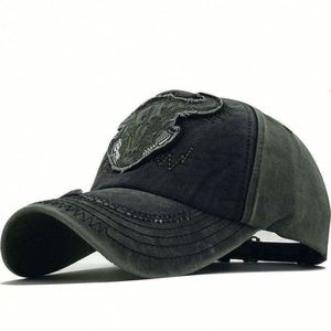 Gorra de Béisbol Vintage Lavada al por Mayor para Hombre, con Logotipo Personalizado y Parches Desgastados, Estilo Papá - Product Image 3