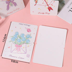 Tarjetas de Felicitación de Forma Irregular, Cartulina Blanca, Impresión Digital, para Cumpleaños y Otras Ocasiones AC4168 - Product Image 2