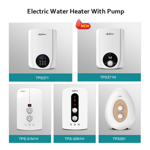 Anlabeier Nouveau <span class=keywords><strong>Chauffe</strong></span>-<span class=keywords><strong>eau</strong></span> Électrique Mural Instantané 220V avec Affichage LED de Température et Pompe de Surpression Intégrée - Product Image 5