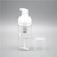Flacon en plastique pour nettoyant visage cosmétique PET avec pompe mousse, emballage pour savon liquide 120ml 4oz