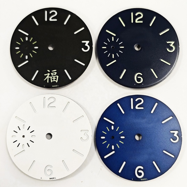 34.5mm Watch Luminous Dials Luminous Fit for 6497 St3600,3620 Hand Winding Watch Movement Timepiece Part Mens Watch Sterile Dial