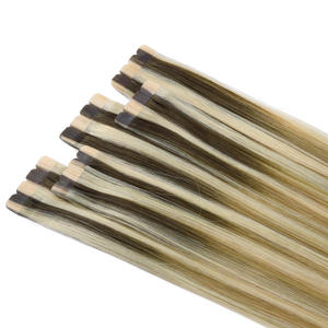 K.S WIGS Daily Glam 100% Cheveux Humains Remy Légers et Faciles à Poser pour le Travail et le Quotidien Chic Extensions de Cheveux Mini-tape Sans Couture - Product Image 6