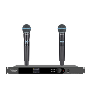 Système de microphone de conférence sans fil double 8200plus avec micro-cravate et micro-canon flexible - Product Image 1