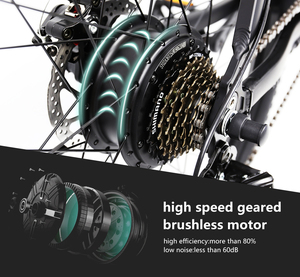 Bicicleta Eléctrica de Alta Gama, 48v 500w 750w, Gran Autonomía, Suspensión Completa, Todoterreno, Motor en la Rueda Trasera - Product Image 3