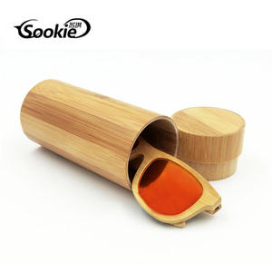 Vente en gros Fabricant Stock Etui à lunettes en <span class=keywords><strong>bois</strong></span> bambou vintage écologique Etui à cylindre en <span class=keywords><strong>bois</strong></span> naturel Logo gravé - Product Image 6