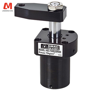 Véritable vérin hydraulique oscillant <span class=keywords><strong>AMAC</strong></span> HSCMF50SR*90-E à montage sur bride en acier, à serrage étendu, pour équipement industriel Mazak - Product Image 5