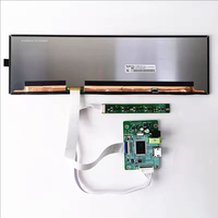 Kit d'écran tactile capacitif de 12,6 pouces, écran LCD IPS 1920*515 HD pour moniteur de voiture/affichage de barre/Raspberry Pi