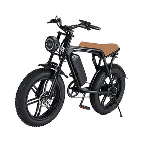 48v 750w 20 Inch 15 Mph Us Eu Warehouse Full Suspension Folding Fat Tire <b>E</b> Bike Ebike Fatbike - Product Image 1