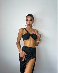 Ecológico Bikini personalizado niñas rayas traje de baño de talla grande mujeres traje de baño cubrir <span class=keywords><strong>2022</strong></span> - Product Image 1