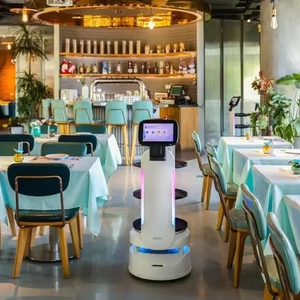 <span class=keywords><strong>Robot</strong></span> <span class=keywords><strong>Camarero</strong></span> Inteligente para Entrega de Alimentos 2026 MiCity, <span class=keywords><strong>Precio</strong></span> de Fábrica, con 3 Bandejas, Navegación Automática, <span class=keywords><strong>Robot</strong></span> para Restaurantes - Product Image 1