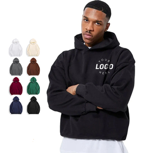 Tùy Chỉnh 400 420 450 GSM In Cộng Với Kích Thước Nặng Trọng Lượng 100% Cotton Người Đàn Ông Của Thời Trang Dạo Phố Yếu Tố Cần Yếu Tố Hoodie Áo Thun Quá Khổ Hoddies - Product Image 1