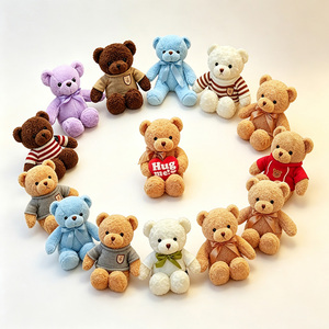Peluche Orsetto Teddy Bear Hello e Gattino Imbottito per Bambini - Product Image 2