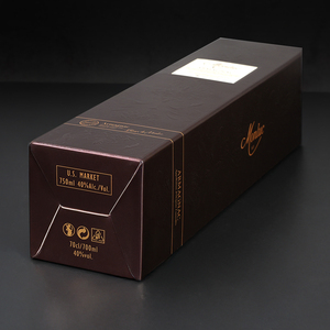 Thanh Lịch Bạc Có Thể Gập Lại Dày Tông Rượu Whiskey Quà Tặng Bao Bì Hộp Biểu Tượng Tùy Chỉnh Bốn Màu Matte In Ấn Hộp Giấy - Product Image 6