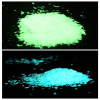 Flocons luminescents bleus et verts LSY 1/16" et 1/4" (phosphorescents dans le noir) pour systèmes de revêtement de sol en époxy