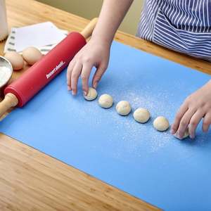 50*40 cm 패스트리 액세서리 실리콘 주방 롤링 매트 쿠키 케이크 베이킹 매트 도구 천공 베이킹 매트 - Product Image 4