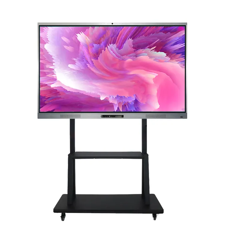 75 Inch Large Touch Screen Led Digital Drawing Board LED Interactive Smart Touch Panel With Stand