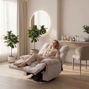 Fauteuil inclinable pivotant moderne et confortable pour salon de beauté - Product Image 5