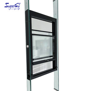 <span class=keywords><strong>Prix</strong></span> <span class=keywords><strong>d</strong></span>'usine Fenêtre coulissante verticale en verre à <span class=keywords><strong>double</strong></span> <span class=keywords><strong>vitrage</strong></span> en aluminium de couleur dorée personnalisée Fenêtre à guillotine simple - Product Image 5