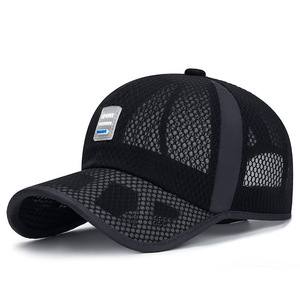 Baseball Cap Mesh Breathable Sunshade Unisex Outdoor Sport <b>Hat</b> Black - Product Image 1