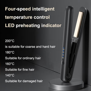 Usb Wireless Rechargeable Portable Hair Straightener Curler Flat Iron Professional Cordless Travel Mini Hair Straightener - Product Image 5