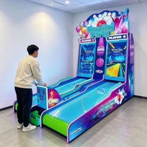 Machines de jeu d'intérieur à monnayeur, jeux de simulation de bowling pour fêtes, équipement de jeu électronique - Product Image 3