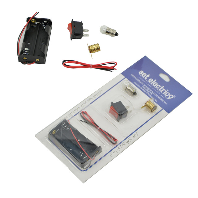 Electric DIY Educational Kit Electric School Light Kit Electric Circuits School Electric Circuit Kit Experiments for Children Sc