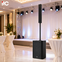 Enceinte colonne Line Array mince, enceinte Bluetooth sans fil avec basses, pour auditorium et salle multifonctionnelle