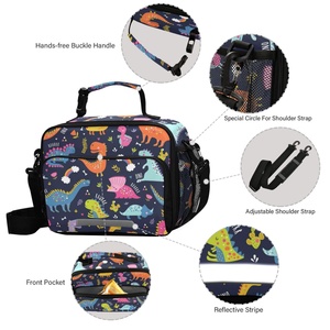 New Arrival Custom Dinosaur Print <b>Lunch</b> <b>Box</b> Waterproof Insulated Snack <b>Bag</b> Bento <b>Box</b> School <b>Lunch</b> Cooler <b>Bag</b> for Kids - Product Image 4