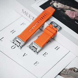 Cinturino orologio in Silicone Eraysun di lusso in gomma traspirante morbido Sport per <span class=keywords><strong>Apple</strong></span> <span class=keywords><strong>Ultra</strong></span> 2/iwatch 11 cinturino - Product Image 3