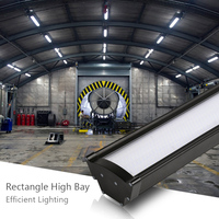 Dimmable Industrial LED Linear High Bay Light Fixture for Warehouse