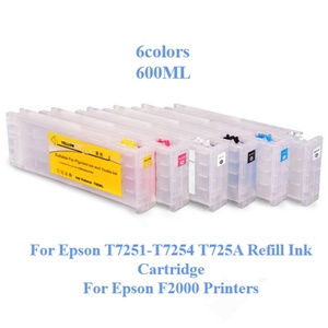 Supercolor 700ML/PC <b>Refillable</b> <b>Ink</b> Cartridge With Chips for EPSON SC F2100 SURE COLOR F2000 F2100 Printer - Product Image 4