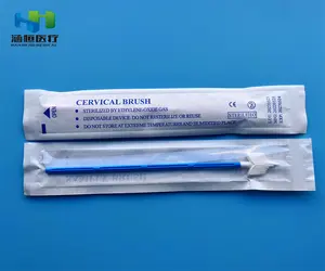Fabricants Personnalisé Fabricant jetable échantillonnage cytologie brosse bleu cyto brosse médicale