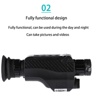 Prix d'usine, vente chaude, monoculaire de vision nocturne optique 1080P DT18 8X, portée 0,5M-1000M, télescope IR pour la chasse