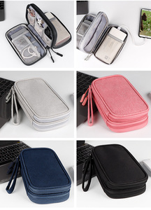 Bolsa de viaje digital impermeable <span class=keywords><strong>accesorios</strong></span> electrónicos estuche de almacenamiento Lager capacidad oreja teléfono organizador bolsa - Product Image 6