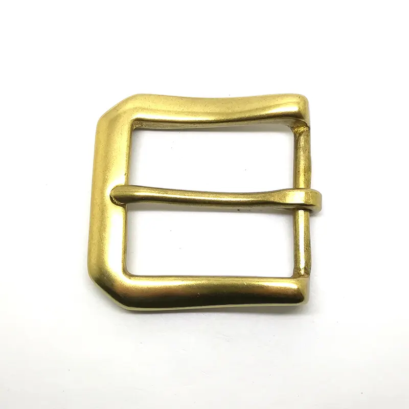 Custom Design Großhandel Massiv Messing Pin Metall Gürtel Schnalle Name für Männer Rohlinge Logo Fancy Buckle