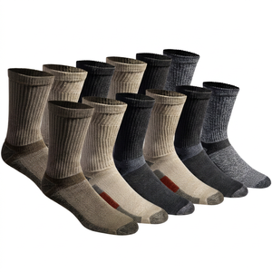 3 Pairs/Bag Men's Women's Fall/Winter Standard Regular Breathable Seamless Warm Solid No Show <b>Wool</b>/Nylon Body <b>Socks</b> Sehe - Product Image 3
