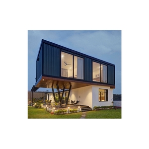 Contenedor de Bajo Costo para Tienda de Abarrotes, Casa Modular de Lujo con 3 Niveles de Almacenamiento, 40 Pies x 40 Pies, Edificio Modular para Apartamentos - Product Image 1