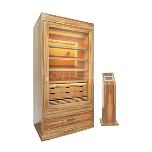 Gabinete humidor <span class=keywords><strong>de</strong></span> cigarros <span class=keywords><strong>de</strong></span> doble puerta <span class=keywords><strong>de</strong></span> madera <span class=keywords><strong>de</strong></span> <span class=keywords><strong>cedro</strong></span> español, luz led, 4000 capacidad para cigarros, gabinete humidor, escaparate <span class=keywords><strong>de</strong></span> tienda <span class=keywords><strong>de</strong></span> humo - Product Image 4