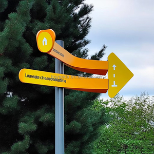 Letreros Publicitarios Gigantes de Metal Personalizados, Sin Iluminación, para Exteriores, para Empresas de Centros Comerciales, Inmobiliarias, Parques, Tráfico Vial - Product Image 6