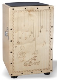 Cajón <span class=keywords><strong>Flamenco</strong></span> Gecko CL50, Instrumento de Percusión de Tamaño Completo, Instrumento Musical Profesional Natural, Cajón con Caja de Ritmos - Product Image 5
