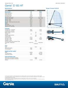 בשימוש <span class=keywords><strong>genie</strong></span> s85 מנלהרים טלסקופית בום טלסקופית עם ליבה מנוע הליבה רכיבים לבנייה - Product Image 5