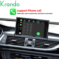 Caja de Interfaz CarPlay Actualizada Krando para Audi A6 A7 2010-2017, Módulo de Interfaz Inalámbrica Apple CarPlay y Android Auto Multimedia